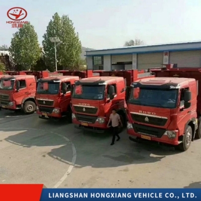 3 Ejes 40 toneladas Sinotruk Minería Dumper Dump Tipper Semi camión remolque de trabajo ligero