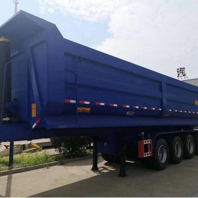 Camión de tres ejes de 60 toneladas, 80 toneladas, 100 toneladas, remolque trasero, camión de descarga, servicio posventa
