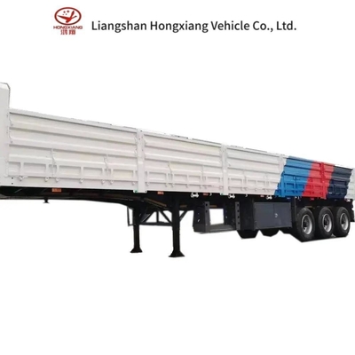 Semiremolque de transporte de carga de 40 pies con tres ejes 1820mm 5,5 toneladas
