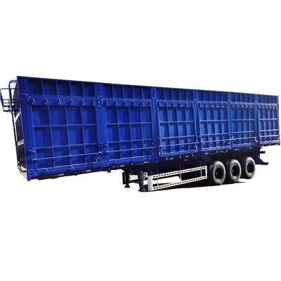 3 Ejes 40-100 toneladas Caja Semirremolque No auto-dumping 1 año Servicio postventa