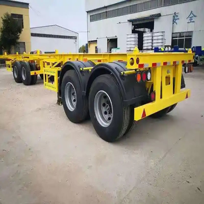 Chasis de tipo contenedor con múltiples enlaces, semirremolque esqueleto para un transporte seguro y fluido