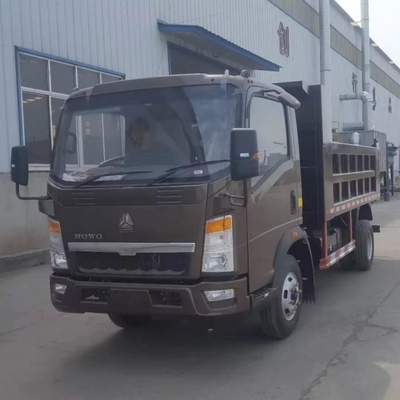 Usado 371HP Sinotruck camión de basura camión pesado neumático sin tubo diseño 8 * 4 manejo a mano izquierda