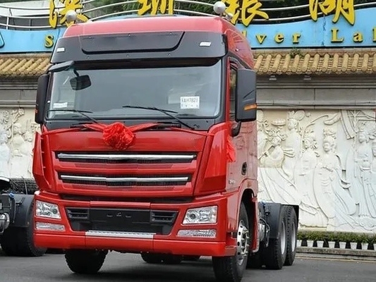 6X4 Cabeza 340 CV 40 toneladas 110 km/h Camiones de tracción usados de trabajo pesado en Euro 2 con ventana manual