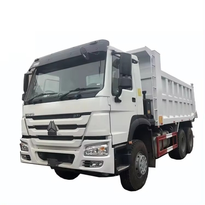 HOWO 8X4 375 Tipper 500HP Tipper camión de descarga usado con suspensión aérea asiento del conductor
