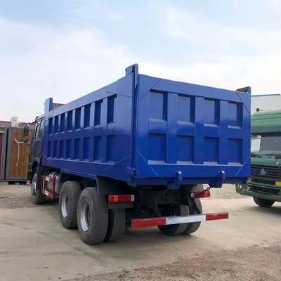 HOWO 8X4 375 Tipper 500HP Tipper camión de descarga usado con suspensión aérea asiento del conductor