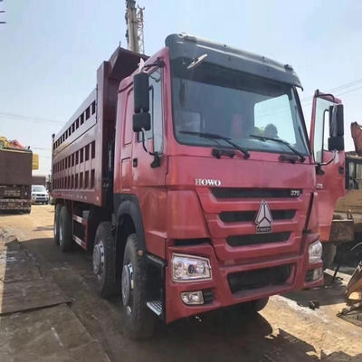 Sinotruck 6*4 371HP camión blanco usado con suspensión de aire del asiento del conductor