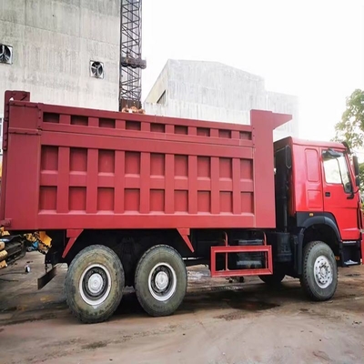 Camión de descarga HOWO usado con peso bruto del vehículo 5001-10000 kg y capacidad de 8,2 toneladas