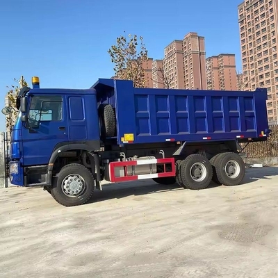 Camión sinóptico de ventana manual asequible HOWO 371HP 6 * 4 camión de basura con capacidad de 18cbm