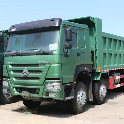 10.2 toneladas usadas HOWO 371HP camión de descarga de mano derecha conducción 8X2 camión de inclinación para la minería 30 toneladas