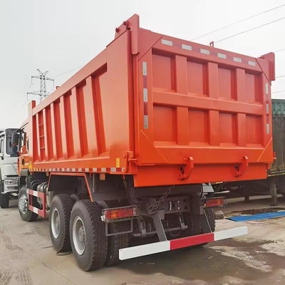 10.2 toneladas usadas HOWO 371HP camión de descarga de mano derecha conducción 8X2 camión de inclinación para la minería 30 toneladas