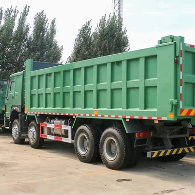 10.2 toneladas usadas HOWO 371HP camión de descarga de mano derecha conducción 8X2 camión de inclinación para la minería 30 toneladas
