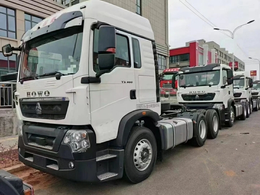10 neumáticos 6*4 HOWO 371HP 375HP camión tractor para 5001-10000 kg de peso bruto del vehículo
