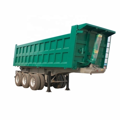 3 ejes 40-100 toneladas camión de descarga trasera semi-remolque de punta trasera para tecnología avanzada