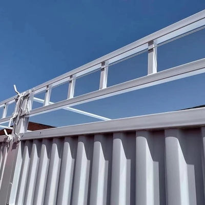 Carga ligera 5,5 toneladas remolque de pared lateral de ejes 3-4 caliente remolque de transporte de carga