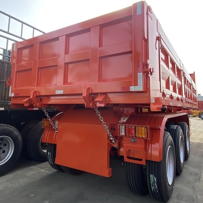Tractor de 3 ejes camión de descarga de carbón semirremolque de 50 a 80 toneladas para las necesidades del cliente