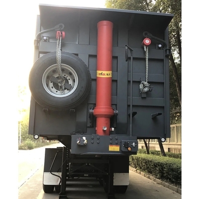 Autodumping 6 ejes remolque de descarga camión de descarga transporte semirremolque para cargas pesadas