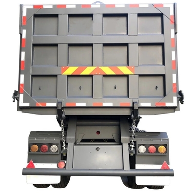 Autodumping 6 ejes remolque de descarga camión de descarga transporte semirremolque para cargas pesadas