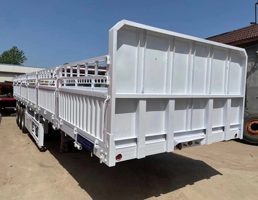Vende directamente ABS Sistema de freno antibloqueo Acero 3 Ejes Pared lateral Flat Semi-remolque
