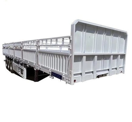 Vende directamente ABS Sistema de freno antibloqueo Acero 3 Ejes Pared lateral Flat Semi-remolque