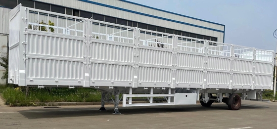 Vende directamente ABS Sistema de freno antibloqueo Acero 3 Ejes Pared lateral Flat Semi-remolque