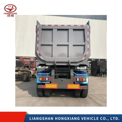 3 Ejes 40 toneladas Sinotruk Minería Dumper Dump Tipper Semi camión remolque de trabajo ligero