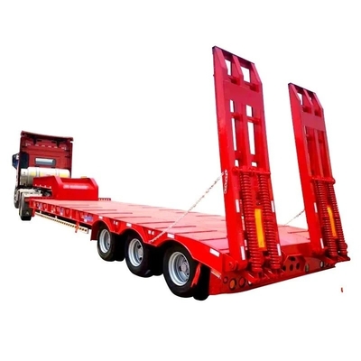 Tray de transporte de tractores a medida Semirremolque 13500X3000X1550 mm 3 Ejes 1 año Servicio postventa