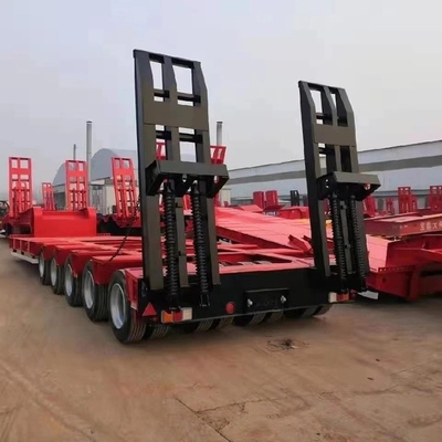 Tray de transporte de tractores a medida Semirremolque 13500X3000X1550 mm 3 Ejes 1 año Servicio postventa