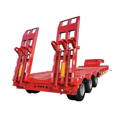 Tray de transporte de tractores a medida Semirremolque 13500X3000X1550 mm 3 Ejes 1 año Servicio postventa