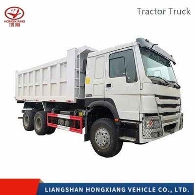 Ventana manual Sinotruk HOWO 6X4 41-50t LHD Rhd Camión tractor con certificación de neumáticos GCC
