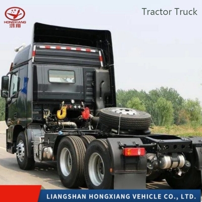 Ventana manual Sinotruk HOWO 6X4 41-50t LHD Rhd Camión tractor con certificación de neumáticos GCC