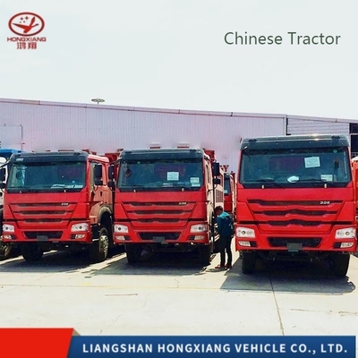 Ventana manual Sinotruk HOWO 6X4 camión tractor para requisitos de personalización