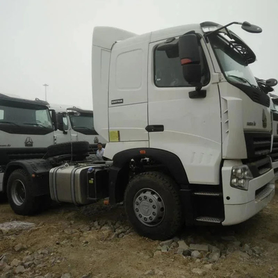 6*4 rueda motriz Sinotruk HOWO CNG camión tractor 10 cartuchos motor camión tractor usado