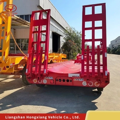 Personalización de 80 toneladas 3 ejes Extensible 17m semirremolque de lecho bajo con neumáticos 12r22.5