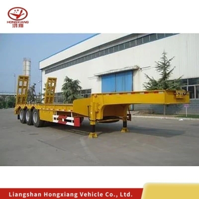 2240mm Trailer de banda baja 3/4/5 Eje de cama baja Semi-trailer para beneficio