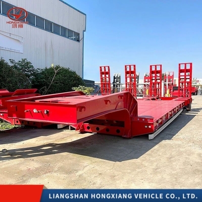 Trailer de lecho bajo con 13500X3000X1550 mm de tamaño