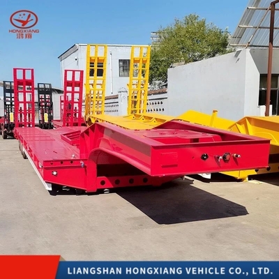 Suspensión de placas de acero de semirremolque de cama plana/suspensión de aire 60t 80t 100t 120t personalización