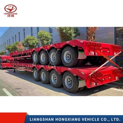 Suspensión de placas de acero de semirremolque de cama plana/suspensión de aire 60t 80t 100t 120t personalización