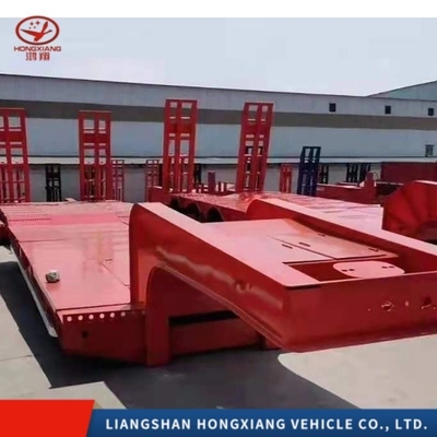 Excavadora pesada de 80 toneladas Transportador de carga baja con acero y hidráulico extensible