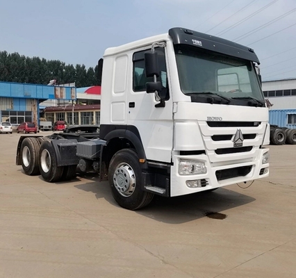 Usado HOWO 6X4 371HP 375 Truck cabeza de tractor con 8,2 toneladas de capacidad de carga y rendimiento