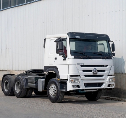 Usado HOWO 6X4 371HP 375 Truck cabeza de tractor con 8,2 toneladas de capacidad de carga y rendimiento