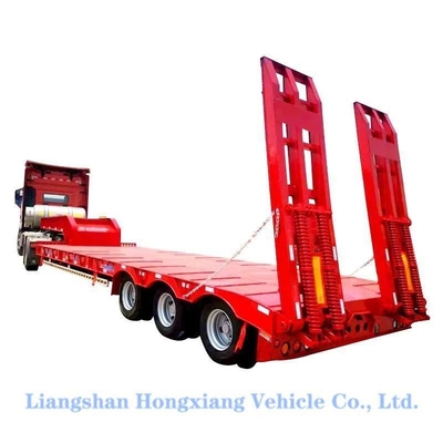 Por favor, consulte el servicio de atención al cliente Good Heavy Duty 3 Ejes 50 toneladas de lecho bajo Semirremolques Transporte