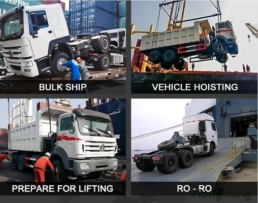 Sinotruk HOWO 371/400/420/380HP 6X4 10 cabeza de tractor de ruedas con diseño de neumáticos sin tubo