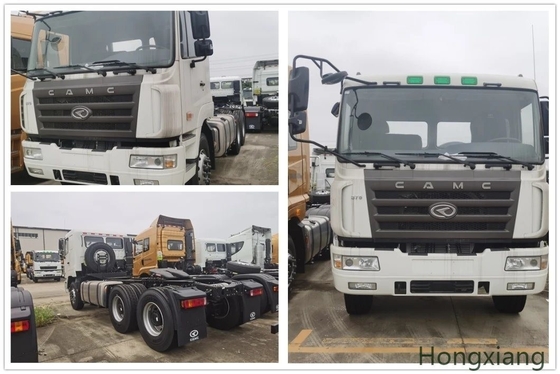 Camión tractor HOWO A7 de trabajo pesado con diseño de neumáticos sin tubos y certificación GCC