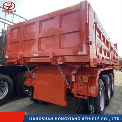 Autodumping camión de acero utilitario de 80 toneladas EHL9400Z Semirremolque trasero de 3 ejes