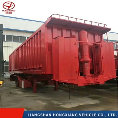 Autodumping camión de acero utilitario de 80 toneladas EHL9400Z Semirremolque trasero de 3 ejes