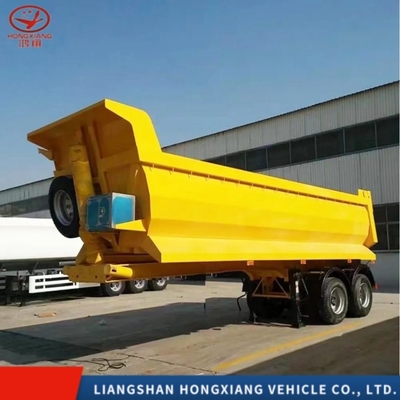 Autodumping camión de acero utilitario de 80 toneladas EHL9400Z Semirremolque trasero de 3 ejes