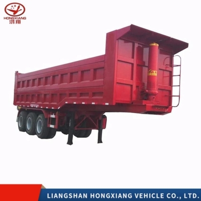 3 Ejes del extremo trasero del remolque camión descargador semirremolque descargador tractor camión descargador semirremolque