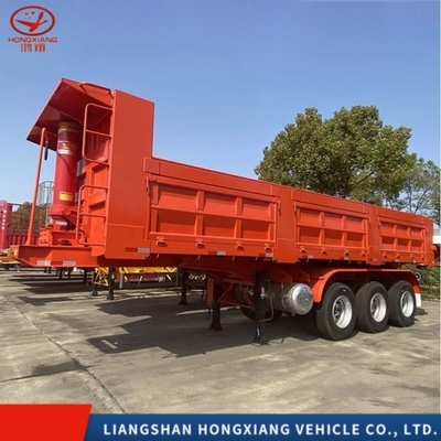60-80t 3 remolque de ajuste lateral para Sudáfrica Pneumático número 16 personalización