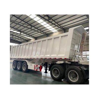 Trailers de acero auto-dumping/ 4 ejes 70 toneladas pesado camión tirador tirador tirador para su