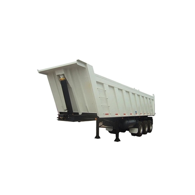 Camión de 80-50 toneladas en forma de U con cajón trasero de descarga, semirremolque para el transporte de cargas pesadas